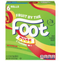 Fruit by the Foot Fruit Flavored Snacks, Watermelon & Lemonade, 6 Each