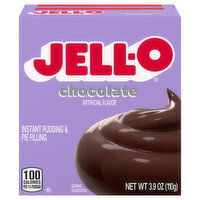 Jell-O Chocolate Instant Pudding & Pie Filling Mix, 3.9 Ounce