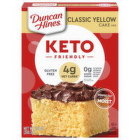 Duncan Hines Keto Friendly Cake Mix, Classic Yellow, 10.6 Ounce