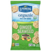 Lundberg Family Farms Rice Cake, Organic, Ginger Seaweed, Minis, 5 Ounce