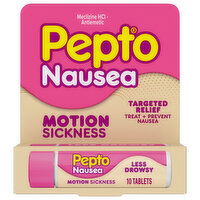 Pepto Motion Sickness Nausea, 10 Each