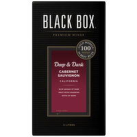 Black Box Deep and Dark Cabernet Sauvignon Red Wine, 3 Litre