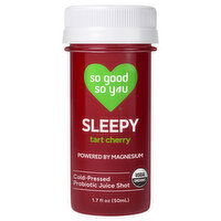 So Good So You Sleepy Cold-Pressed Probiotic Tart Cherry Juice Shot, 1.7 Fluid ounce