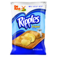 Old Dutch Foods  Ripples Original Potato Chips, 8.5 Ounce