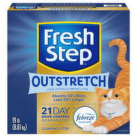 Fresh Step OutStretch Clumping Litter, Long Lasting, 19 Pound