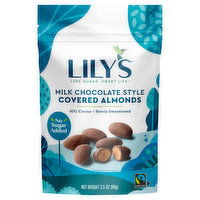 Lily's Covered Almonds, Milk Chocolate Style, 40% Cocoa, 3.5 Ounce