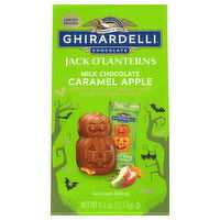 Ghirardelli Milk Chocolate, Jack O'Lanterns, Caramel Apple, 4.1 Ounce