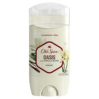 Old Spice Fresher Collection Old Spice Men's Deodorant Aluminum-Free Oasis with Vanilla Notes, 3oz, 3 Ounce