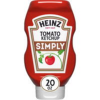 Heinz Simply Tomato Ketchup with No Artificial Sweeteners, 20 Ounce