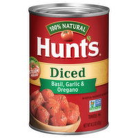 Hunt's Diced Tomatoes with Basil Garlic and Oregano, 14.5 Ounce