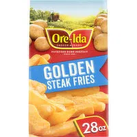 Ore-Ida Golden Thick Cut Steak French Fries Fried Frozen Potatoes, 28 Ounce