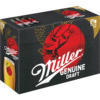 Miller Genuine Draft Beer, Cold-Filtered, 24 Each