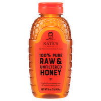 Nature Nate's Honey Co. Honey, Raw & Unfiltered, 100% Pure, 16 Ounce