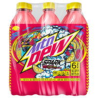 Mtn Dew Spark Soda Raspberry Lemonade 16.9 Fluid Ounce, 6 Count, 6 Each