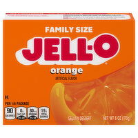 Jell-O Orange Gelatin Dessert Mix, 6 Ounce