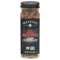 Watkins Red Pepper, Organic, Crushed, 1.6 Ounce