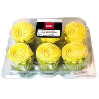 Cub Bakery Iced Lemon Cupcakes, 6 Each