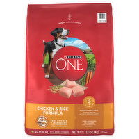 Purina One Dog Food, Natural, Chicken & Rice Formula, Adult, 31.1 Pound