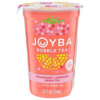 Joyba Strawberry Lemonade Green Tea Bubble Tea, 12 Fluid ounce