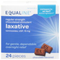 Equaline Laxative, Chocolate Flavored, 24 Each