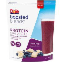 Dole Boosted Blends Blueberry + Banana Protein Smothie, 32 Ounce