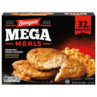 Banquet Mega Meals Mega Meals Boneless Fried Chicken Frozen Dinner, 12 Ounce