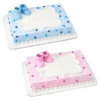 Cub Baby Booties Sheet Cake, 1 Each