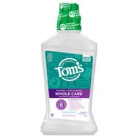 Tom's of Maine Whole Care Adult Mouthwash, 16 Fluid ounce