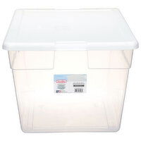 Sterilite 56 Qt 53 L White Storage Container, 1 Each