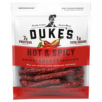 Duke's Smoked Hot & Spicy Shorty Sausage, 5 Ounce