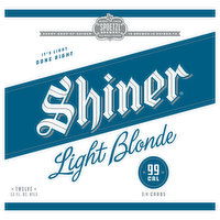Shiner Light Blonde Beer, 144 Fluid ounce