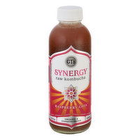 GTs Synergy Kombucha, Raw, Raspberry Chia, 16 Ounce