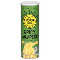 The Good Crisp Company Spicy Jalapeno Potato Crisps, 5.6 Ounce