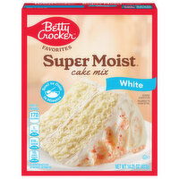 Betty Crocker Super Moist Cake Mix, White, 14.25 Ounce