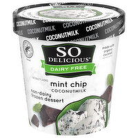 So Delicious Dairy Free Frozen Dessert, Non-Dairy, Mint Chip, Coconutmilk, 1 Pint