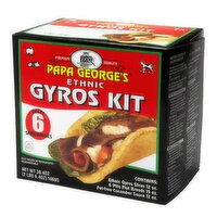 Papa George Ethnic Gyros Kit, 38.4 Ounce