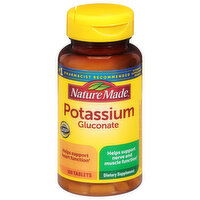 Nature Made Potassium Gluconate, Tablets, 100 Each