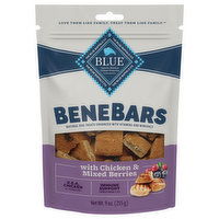 Blue Buffalo Blue Dog Treats, Benebars, with Chicken & Mixed Berries, 9 Ounce