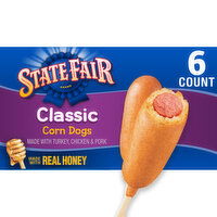 State Fair Classic Corn Dogs, Frozen, 6 Each