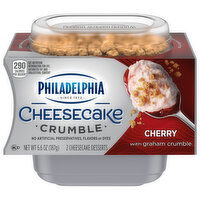 Philadelphia Cherry Cheesecake Desserts with Graham Crumble, 2 Each