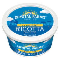 Crystal Farms Cheese, Low Fat, Ricotta, 15 Ounce