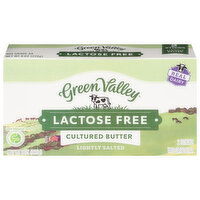 Green Valley Cultured Butter, Lactose Free, Lightly Salted, 2 Each