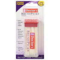 The Doctor's Brushpicks Toothpicks, Interdental, 120 Each