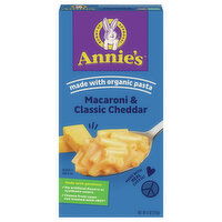 Annie's Macaroni & Classic Cheddar, 6 Ounce