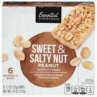 Essential Everyday Granola Bars, Sweet & Salty Nut Peanut, 6 Each