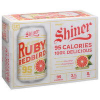 Shiner Beer, Ruby Redbird, 12 Each