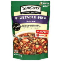 Bear Creek Country Kitchens Vegetable Beef Soup Mix Family Size, 8.1 Ounce