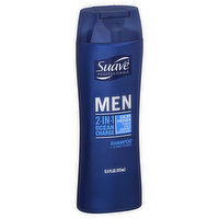 Suave Professionals Men Shampoo + Conditioner, 2-in-1, Ocean Charge, 12.6 Ounce