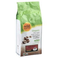 Wild Harvest Coffee, Ground, 100% Arabica, Dark Roast, Organic, Italian Roast, 10 Ounce