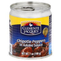 Clemente Jacques Chipotle Peppers, in Adobo Sauce, 7 Ounce